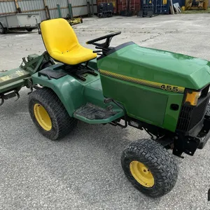 John Deere 455 Diesel Tractor w/ 450 Tiller