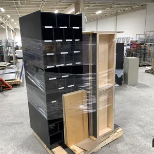 Multi-Compartment Shelf & Wood Cabinet
 UNRESERVED