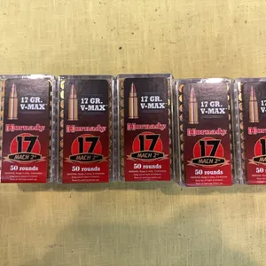 17 GR V-MAX Hornady rounds