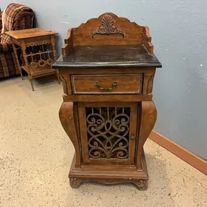 Ornate wine cabinet