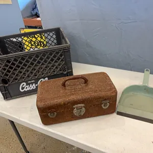 Tool box , dust pan
