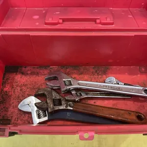 Toolbox with wrenches