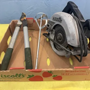 Paint mixer, Circular saw, and yard tool