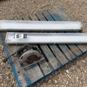 Porter Cable, Circular Saw, (2) 4' Light Fixtures