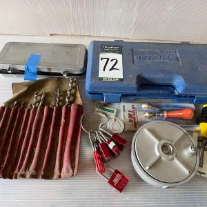 Asst Tools, Westward Sockets, Wood Drill Bits