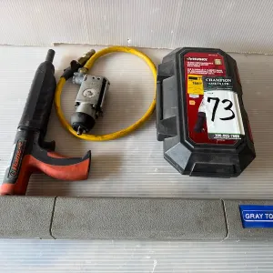 Grey Torque Wrench, 3'8" Air Tool, Ramset Gun