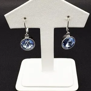 Bright Orb earring light sapphire