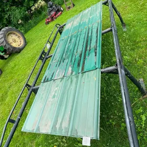 Green Pole Barn Steel