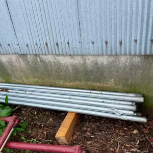 Pile of New 8' Chain Link Fence Tubes