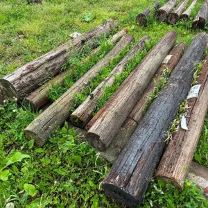 Pile of 8' Wood Posts