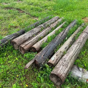 Pile of 8' Wood Posts