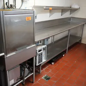 Hobart Commercial Dishwashing System with Shelf