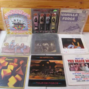 (9) Assorted Vinyl Records