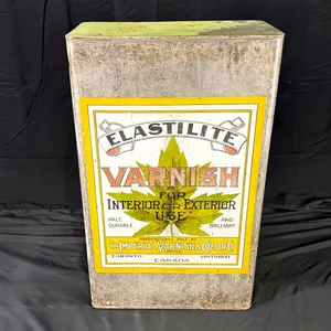 VINTAGE ELASTILITE VARNISH STORAGE CABINET 1FT7 X 2FT8 x 10" DEEP