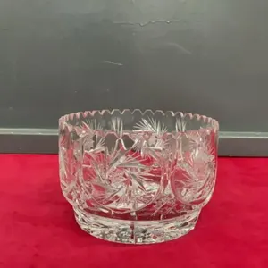PINWHEEL CRYSTAL BOWL