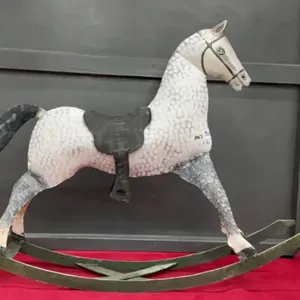 METAL DECOR ROCKING HORSE