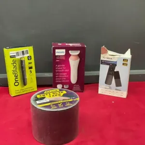 PHILIPS ELECTRIC LADY SHAVER & MENS’ TRIMMER, NON-SLIP TAPE, TV STICK