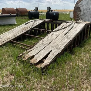 Shop built loading ramp
