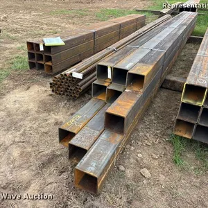 (9) 6" x 6" x 0.250 square tubing