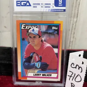 Graded Larry Walker Montreal Expos Rookie Card