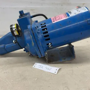 GE 1/2 HP Jet Pump with Motor Model 5KH39HN550AX11, 115/230V, 3450 RPM, Pressure Gauge