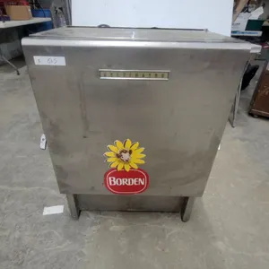 Kelvinator Stainless Steel Commercial Milk Cooler with Borden Elsie the Cow Logo 36 x 25 x 17"