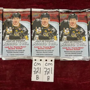 5 Sealed 2024-25 Upper Deck Serries 2 Packs