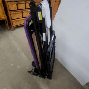 AeroPilates Foldable Pilates Reformer with Rebounder, Purple and Black