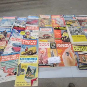 Collection of Vintage 1960s Popular Mechanics, Science and Mechanics, and More Magazines