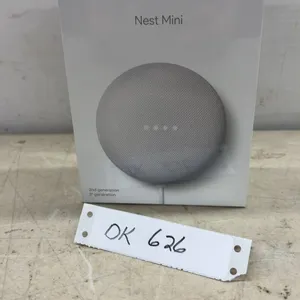 New Google Nest Mini 2nd Generation Smart Speaker in Chalk with Bluetooth and Wi-Fi