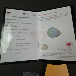 6.82 Carat Certified Opal Gemstone