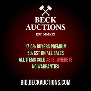 Beck Auctions Inc. Terms & Conditions