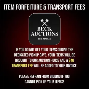Item Forfeiture & Transport Delivery Fees & Conditions