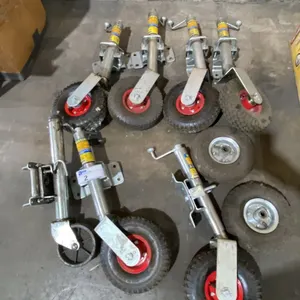 GROUP OF APPROX 7 ASSORTED SWIVEL TRAILER JACKS