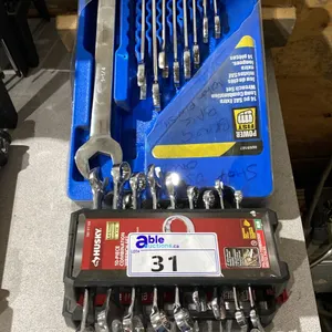 3 INCOMPLETE SETS OF COMBINATION WRENCHES