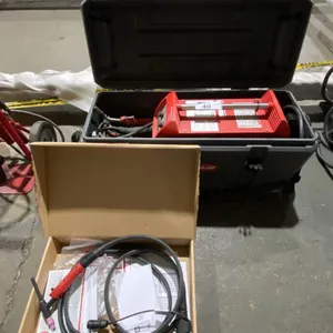FRONIUS TRANSSTEEL 2200C MV/B PORTABLE, 230-AMP MULTI-PROCESS WELDER IN MOBILE TRANSPORT CASE WITH