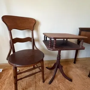 Vintage Chair & Side Table