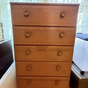 (2) 5 Drawer Dressers