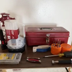 Tool/Tacklebox, Tools, and Pocket Knives