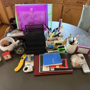 Office Supplies, Clocks, and Misc