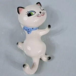 Vintage Holt Howard Kitten Wall Pocket Key Hook-