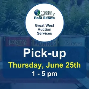 Pickup is Thursday, June 25, 2026, at 1 � 5 pm