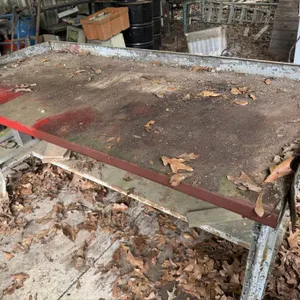 Metal work table. Vise is being sold separate.