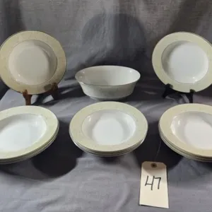 Sango China,Phoenicia Pattern Bowls & Serving Bowl