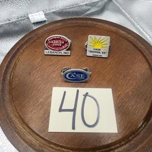 Case XX Pins Qty 3 Excellent Condition