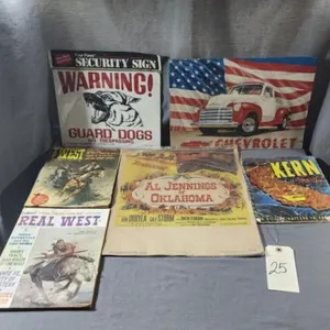 Signs, Advertisement Signs & Magazines