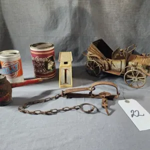 Animal Trap, Copper Tin Car & Collectibles