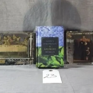 VTG Mirrored Glass Plaques & God's Promises Book