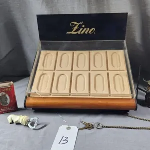 Zino Davidoff Cigar Humidor Display Case W/Keys