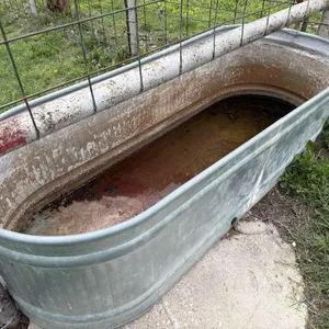 County Line Galvanized Stock Tank 34"x97"x35"